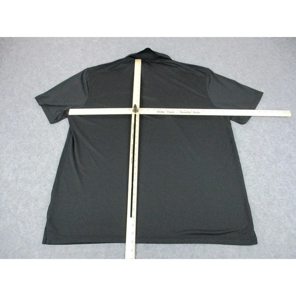 Dixxon Flannel Polo Shirt Mens 3XL XXXL Black White O Sport Performance Golf